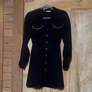 Zara Western Button down Dress